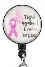 Wholesale Fans with ABS Badge Scroll Retractable Keychain